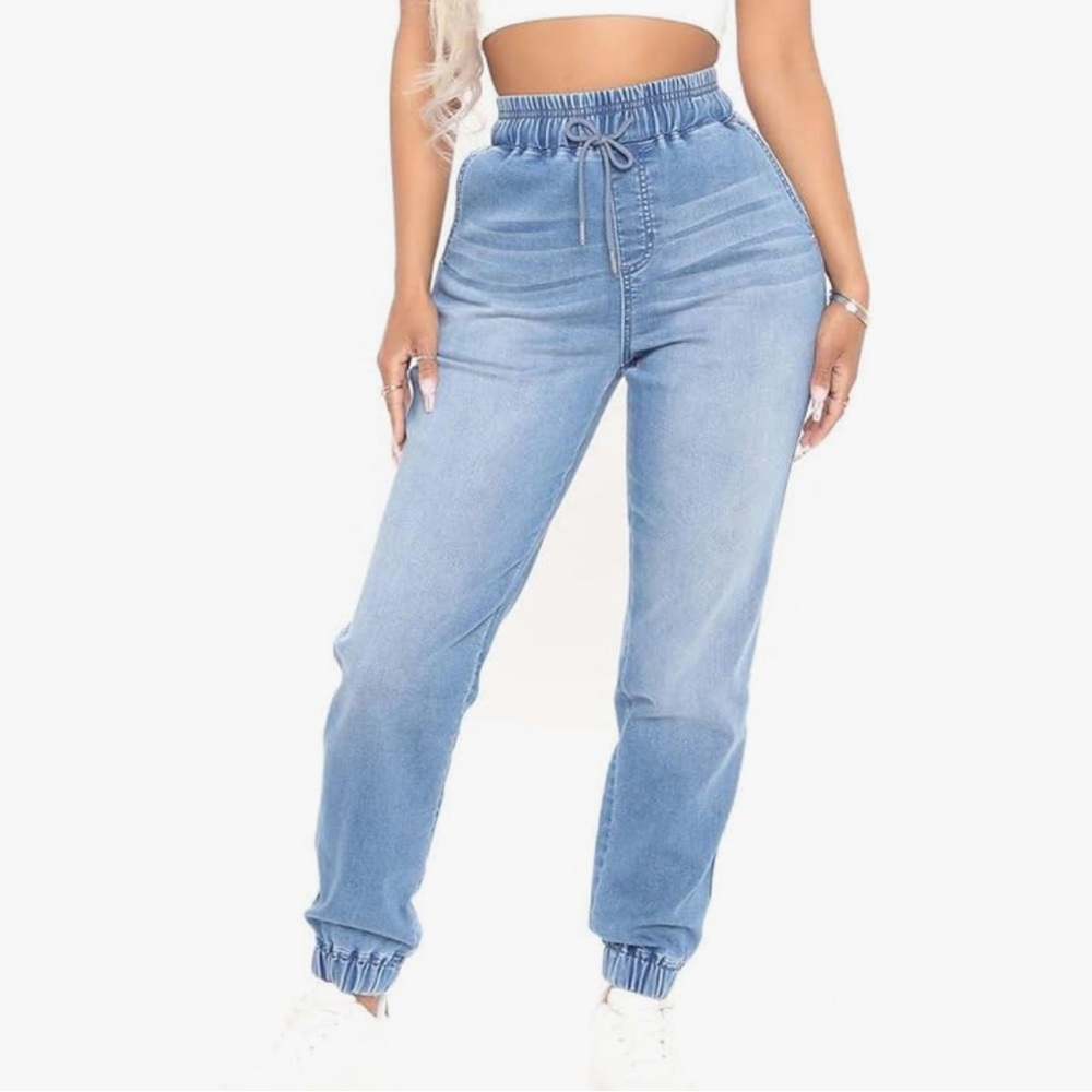 Terra & Sky Light Blue Jogger Jeans